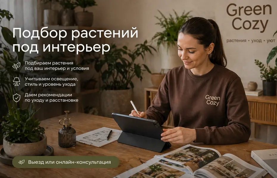 Подбор растений под интерьер